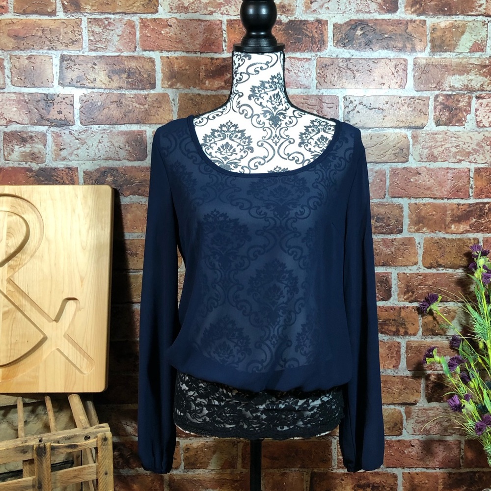 New Size Medium Sheer Blouse!
